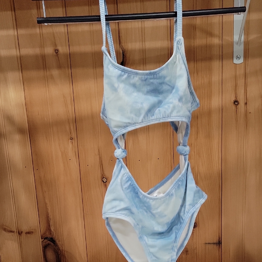 art class Light Blue Tie-Dye One Piece Swimsuit